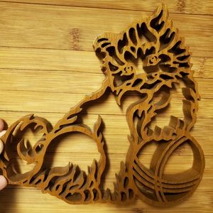 Beautiful Scrolled Cat